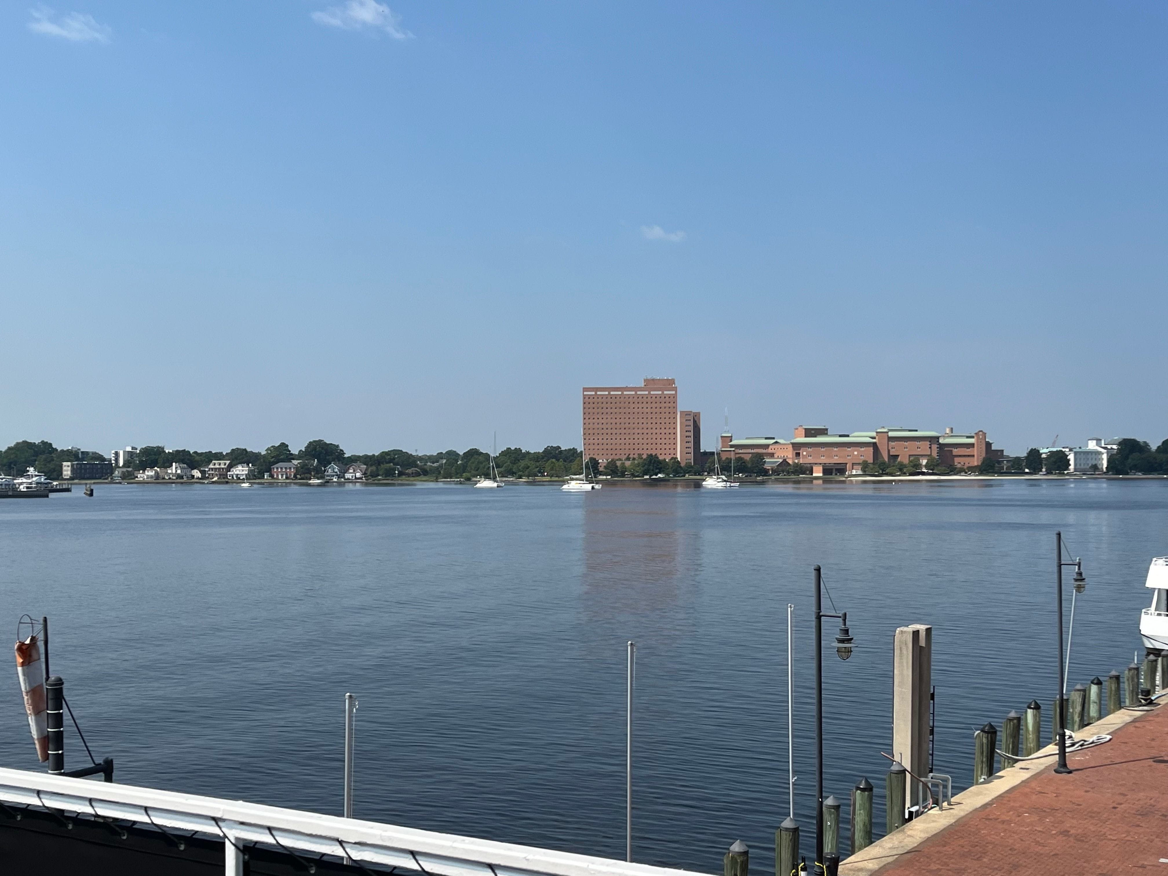 Beautiful view of the Elizabeth River.